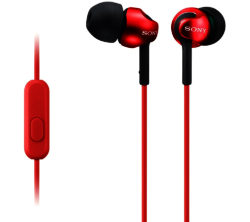 SONY  MDR-EX110APR Headphones - Red